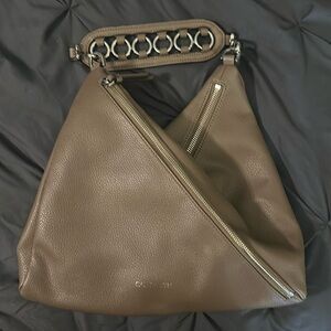 Brand new Clavin Klein leather handbag Tan color